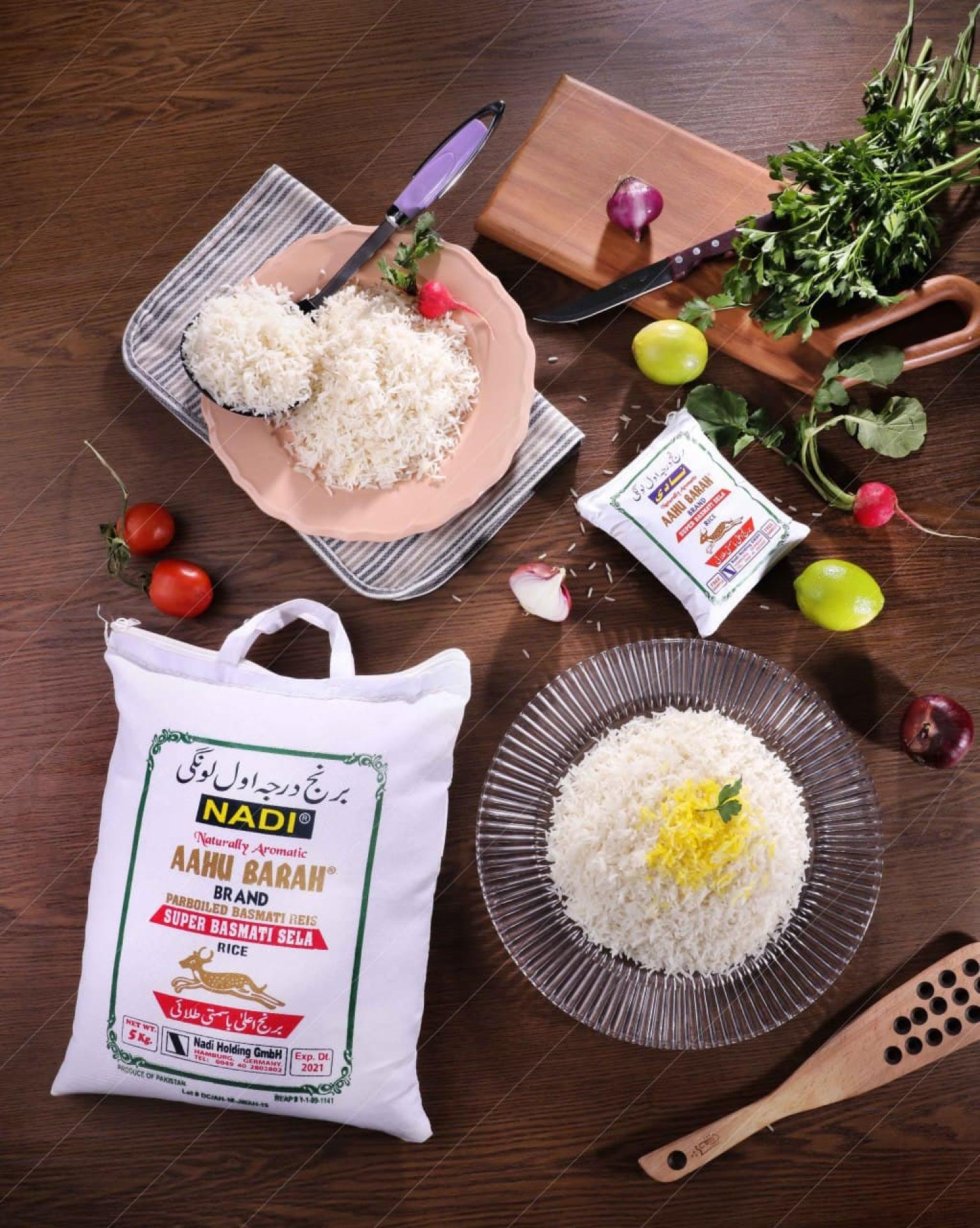 Rice bag and product presentation